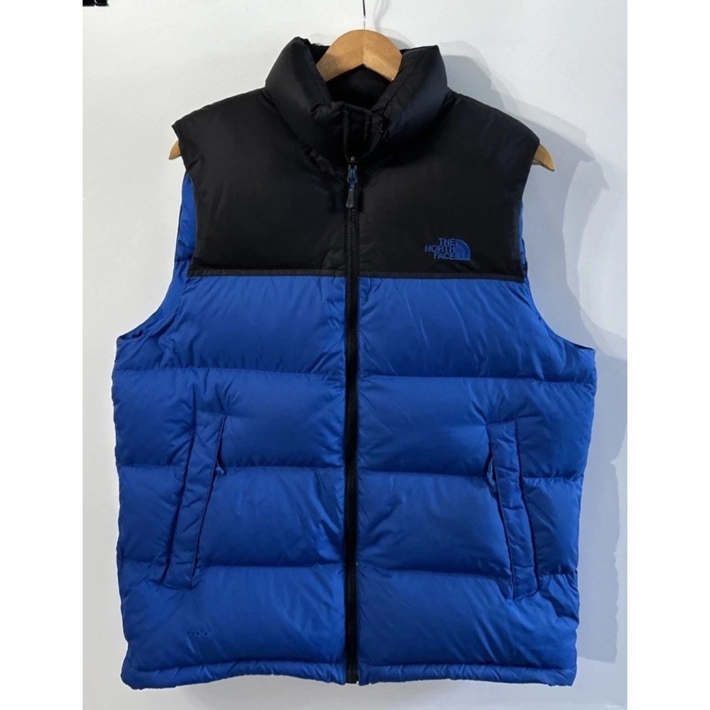Mens The North Face 700 Nuptse Puffer Vest Jacket Sz Med STOW Pocket